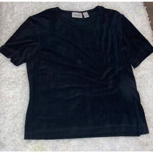 Chico's Traveler Basic Black top Sz 12